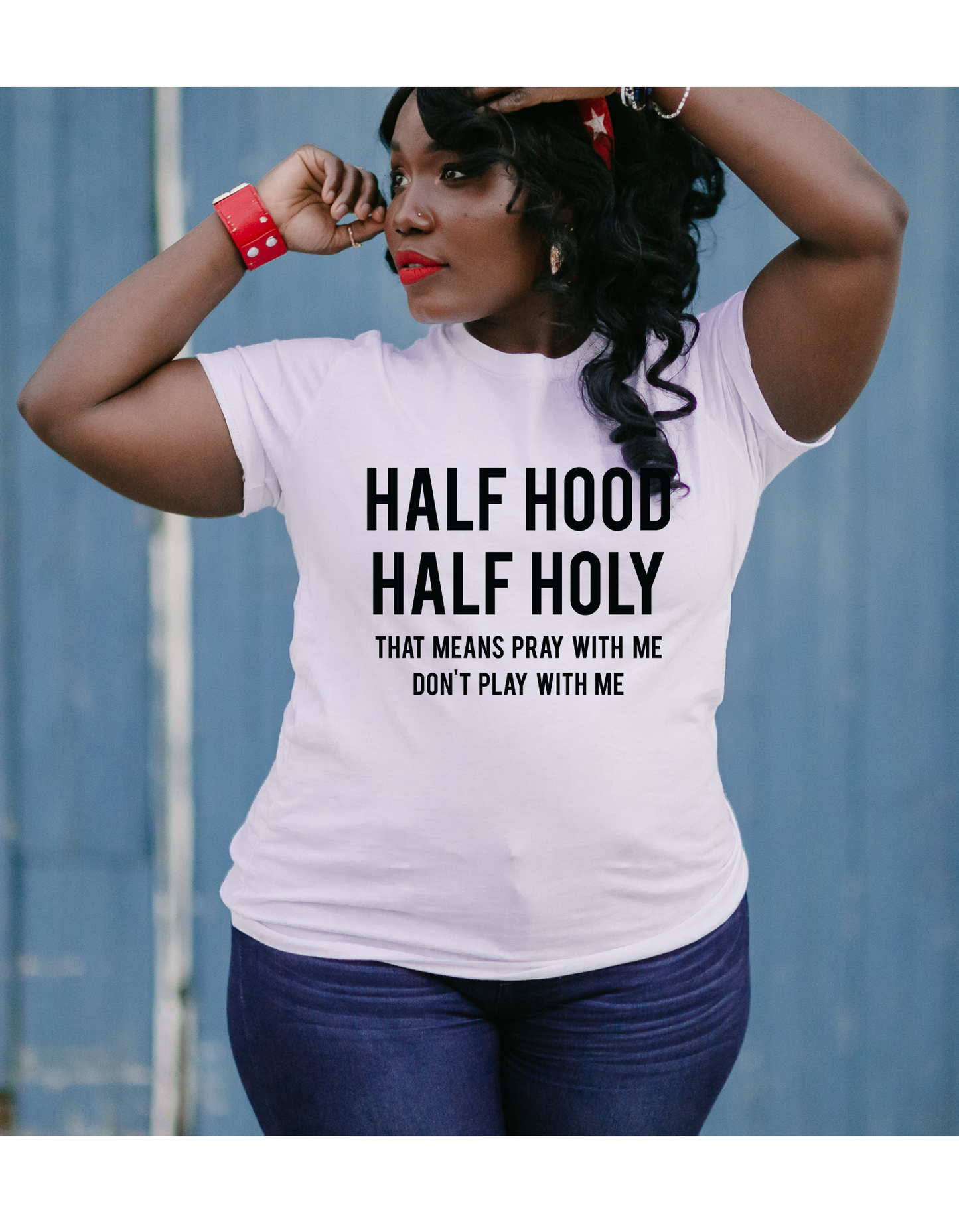 HALF HOLY HALF HOOD Tee